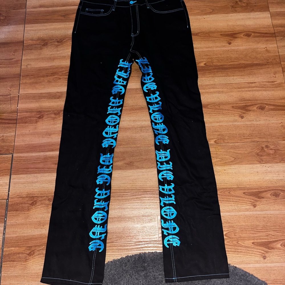 Live Vlone Die Vlone Denim Jeans